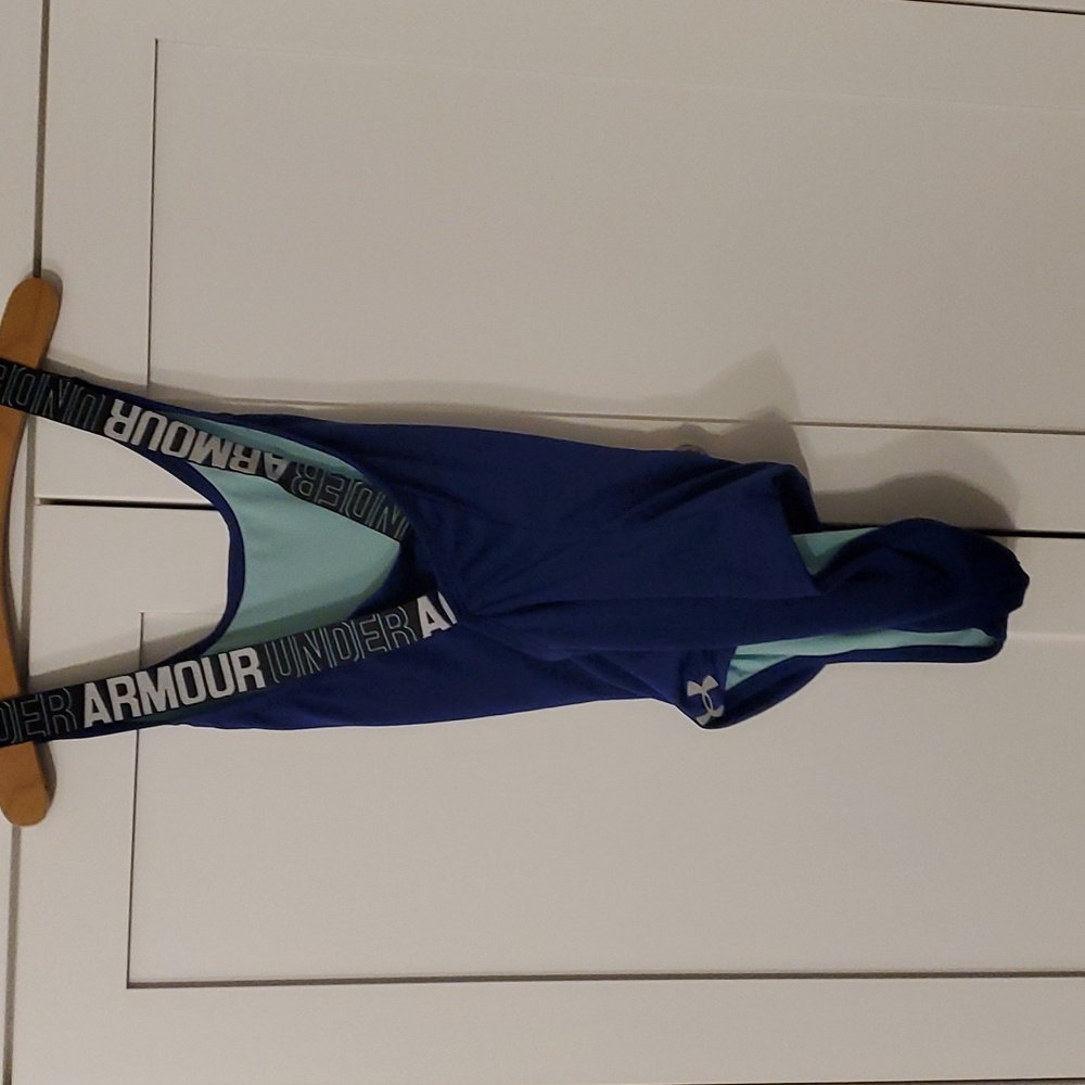 Girls Under Armour One piece Bathingsuit Size 10 - Picture 2 of 7